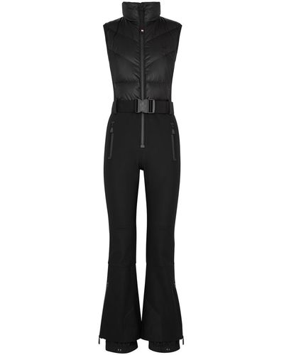 3 MONCLER GRENOBLE Quilted Shell And Stretch-nylon Ski Suit - Black