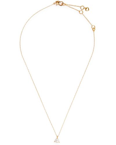 Kate Spade Brilliant Statements Gold-plated Necklace - White