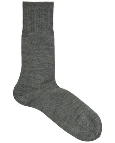 FALKE Airport Wool-blend Socks - Gray