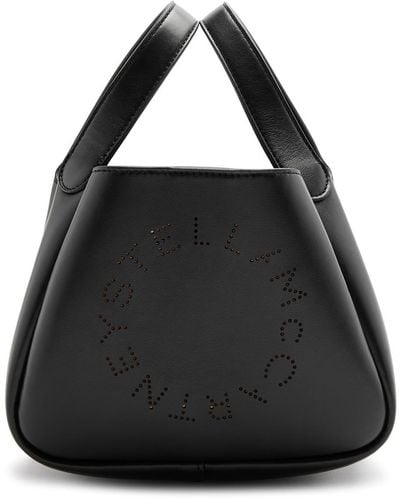 Stella McCartney Stella Logo Faux Leather Cross-body Bag - Black