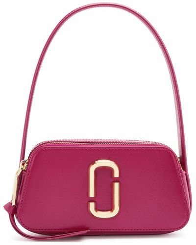 Marc Jacobs The Slingshot Leather Shoulder Bag - Purple