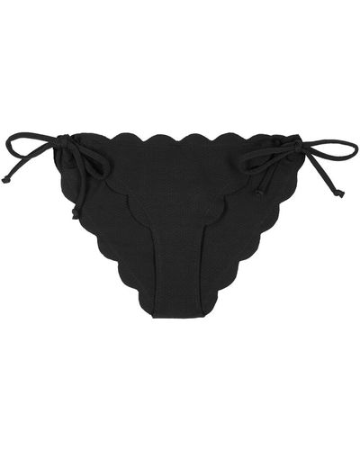 Marysia Swim Antibes Scalloped Bikini Briefs - Black