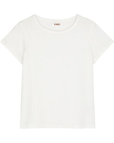 YMC Day Slubbed Cotton T-shirt - White