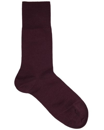 FALKE Airport Wool-blend Socks - Purple