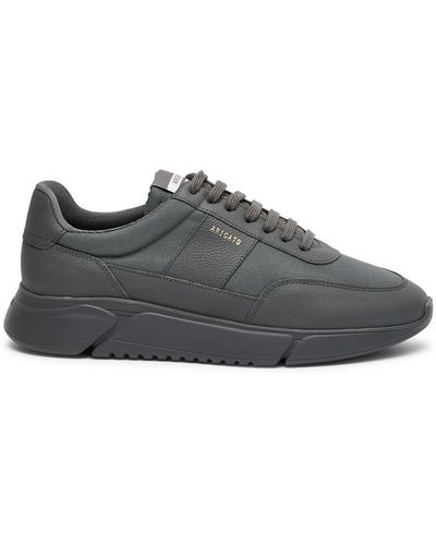 Axel Arigato Genesis Vintage Runner Panelled Canvas Trainers - Grey