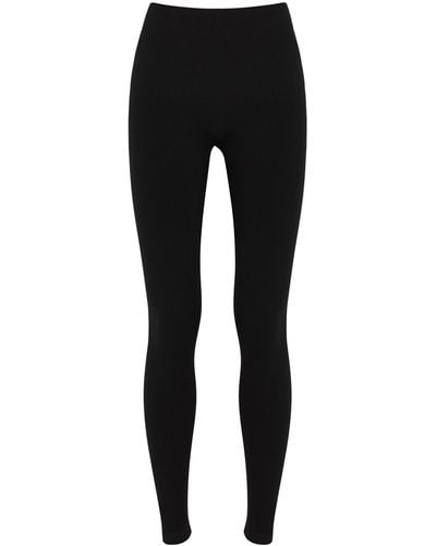 Wolford Aurora Jersey Leggings - Black