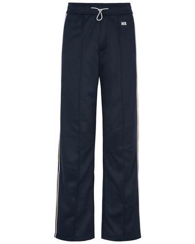 Wales Bonner Manta Striped Jersey Track Trousers - Blue