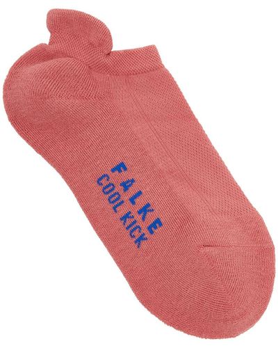 FALKE Cool Kick Jersey Trainer Socks - Pink