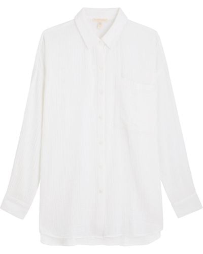 Eileen Fisher Cotton Shirt - White
