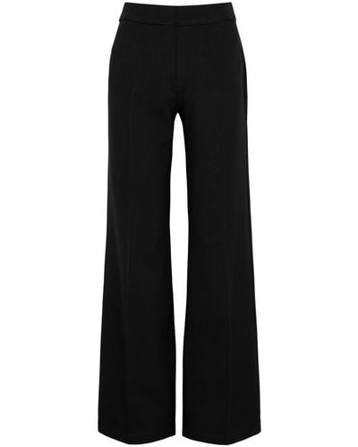 Spanx The Perfect Pant Wide-leg Stretch-jersey Trousers - Black