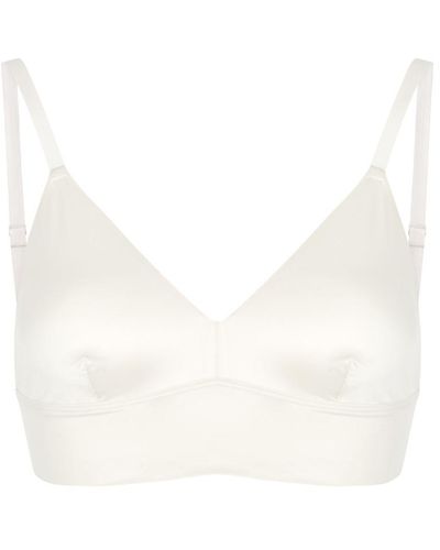 Spanx Shaping Satin Soft-cup Bra - White