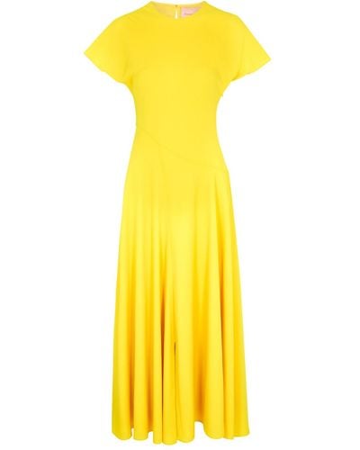 ROKSANDA Adriana Midi Dress - Yellow