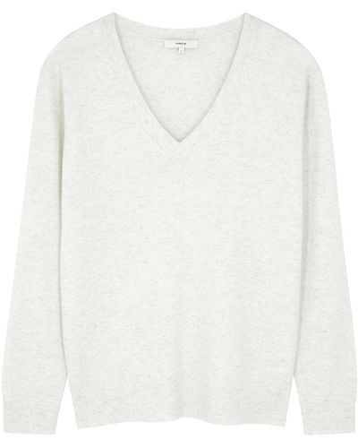 Vince Weekend Cashmere Sweater - White