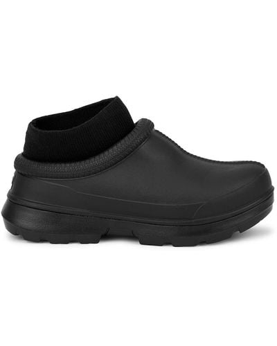 UGG Tasman X Sock-lined Rubber Rain Slippers - Black