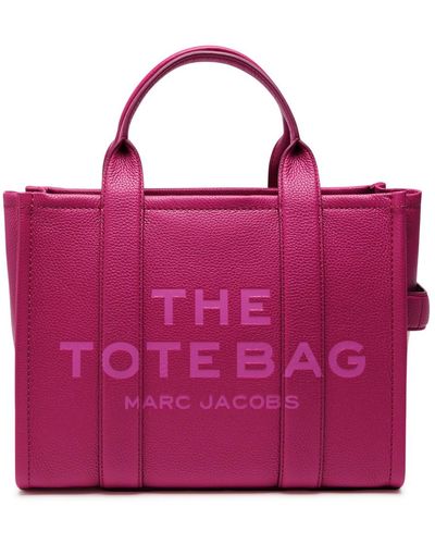 Marc Jacobs The Tote Medium Leather Tote - Purple