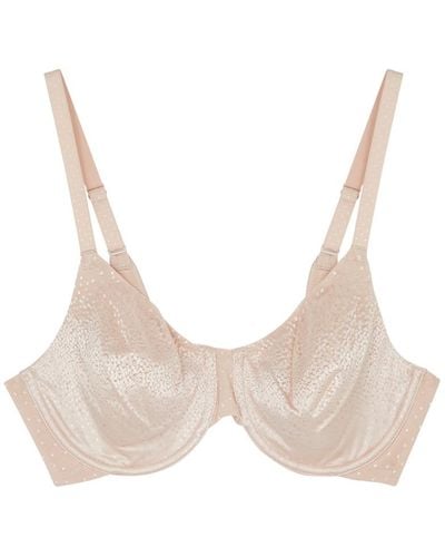 Wacoal Back Appeal Point D'esprit Underwired Bra - Natural