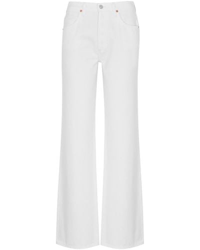 Citizens of Humanity Annina Wide-Leg Jeans - White