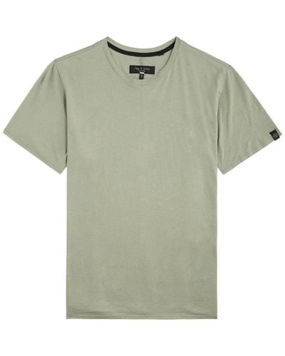 Rag & Bone Zero Gravity Cotton T-Shirt - Green