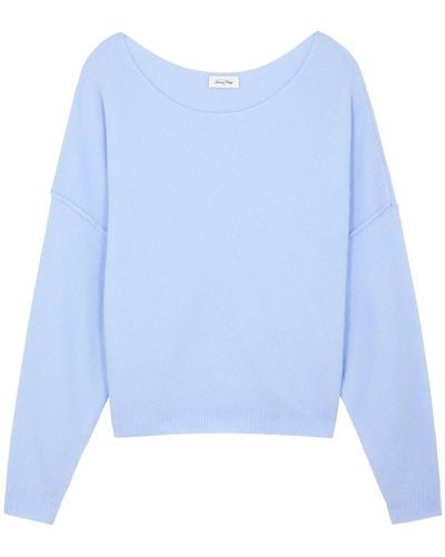 American Vintage Damsville Knitted Sweater - Blue