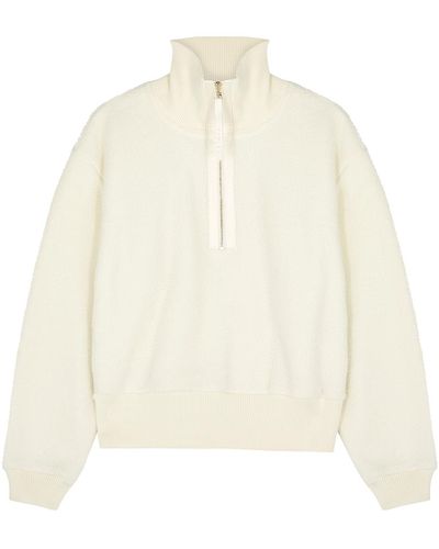 Varley Roselle Half-Zip Fleece Sweatshirt - White