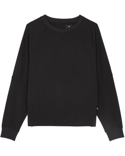 On Shoes Movement Paneled Jersey Sweatshirt - Black