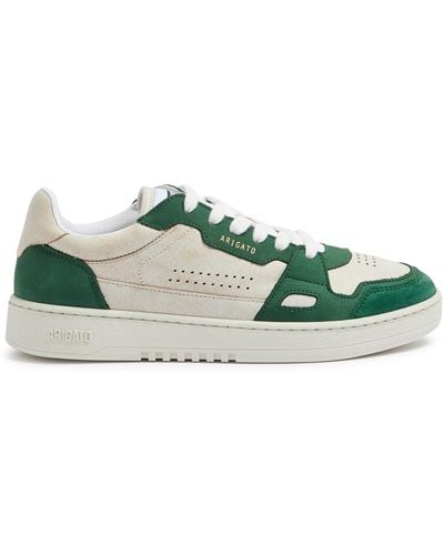 Axel Arigato Dice Lo Paneled Nubuck Sneakers - Green