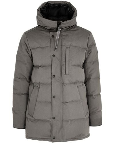 Canada Goose Carson Quilted Cotton-blend Parka - Gray