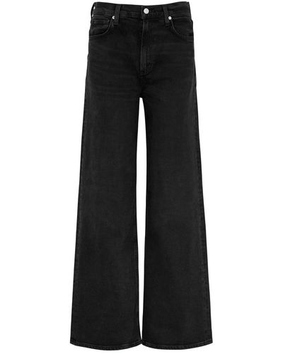 Citizens of Humanity Paloma Wide-leg Jeans - Black