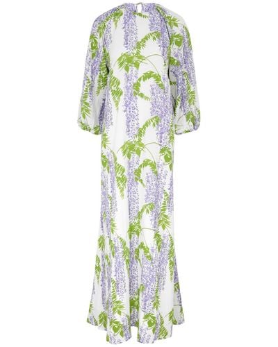 BERNADETTE Fran Floral-Print Maxi Dress - Natural