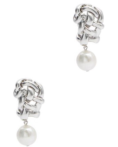 Completedworks A Shimmer Of Possibility Drop Earrings - White