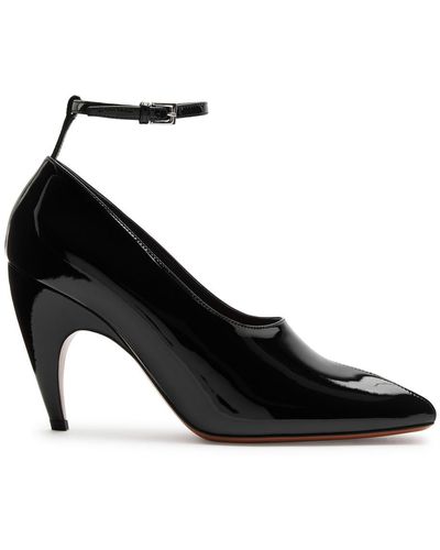 Alaïa Alaïa 90 Patent Leather Court Shoes - Black