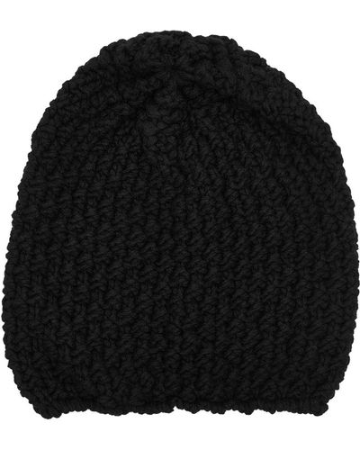 Inverni Chunky-knit Cashmere Beanie - Black