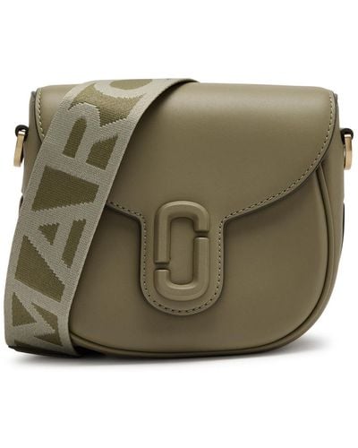 Marc Jacobs The J Marc Small Leather Saddle Bag - Green