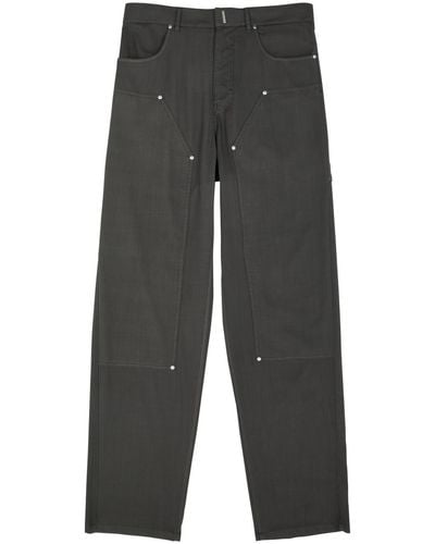 Givenchy Carpenter Stretch-Wool Trousers - Grey