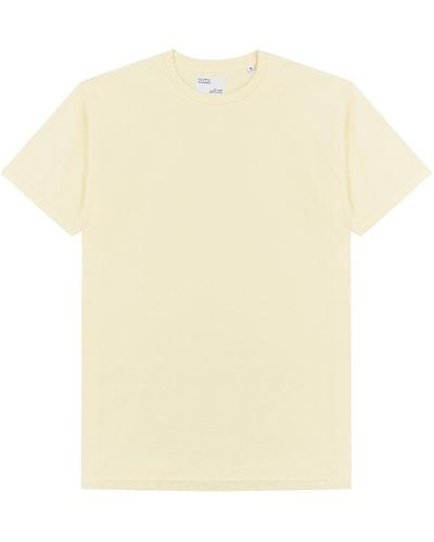 COLORFUL STANDARD Cotton T-Shirt - Yellow