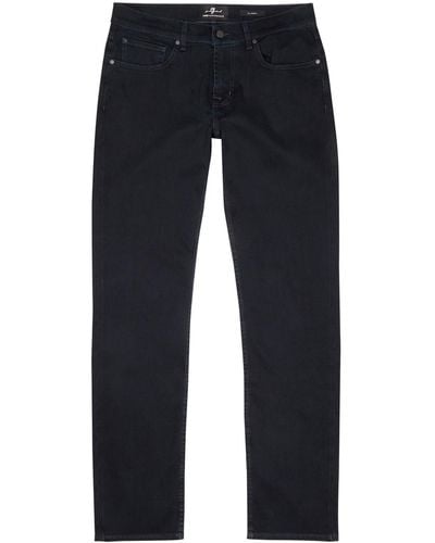 7 For All Mankind Slimmy Luxe Performance Dark Jeans - Blue