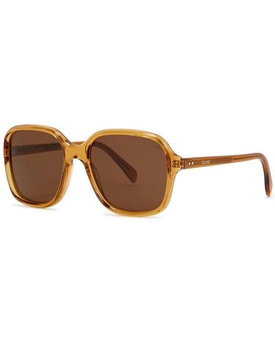 Celine Honey Oversized Square-frame Sunglasses - Brown