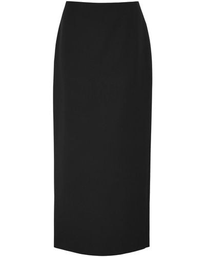 The Row Bartelle Wool Maxi Skirt - Black
