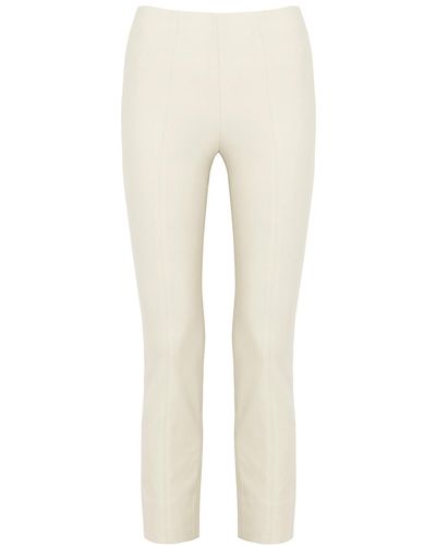 Vince Off- Stretch-Jersey Trousers - Natural