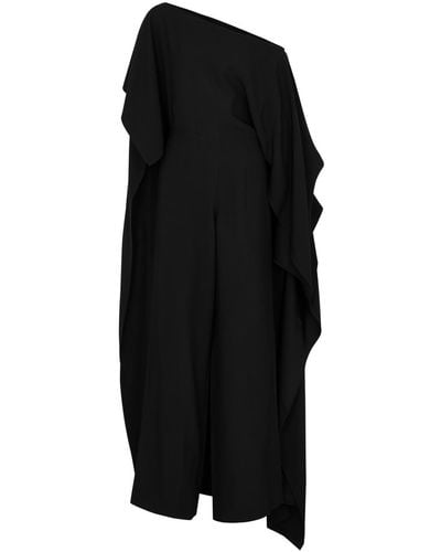 ‎Taller Marmo Jerry Cape-effect Jumpsuit - Black