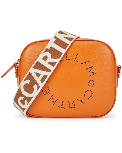 Stella McCartney Stella Logo Small Cross-body Bag - Orange