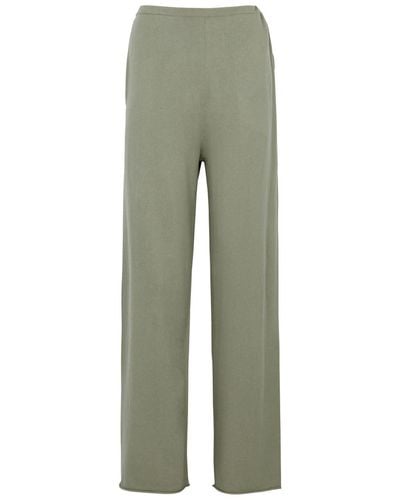 Extreme Cashmere N°278 Judo Cotton-blend Sweatpants - Green