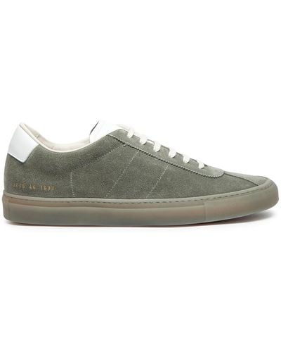 Common Projects Tennis 70 Suede Trainers - Green