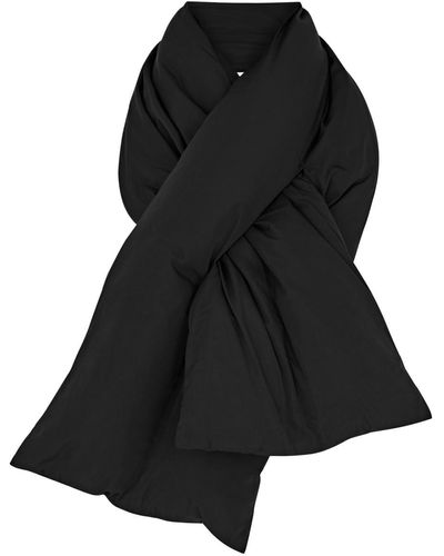 Vince Quilted Shell Scarf - Black