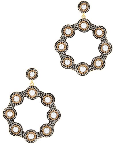SORU Baroque 18kt Gold-plated Hoop Earrings - Metallic