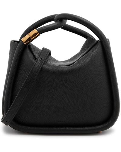 Boyy Wonton 25 Leather Top Handle Bag - Black