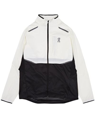 On Shoes Weather Panelled Shell Jacket - White