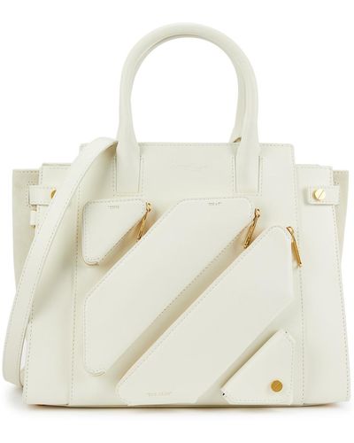 Off-White c/o Virgil Abloh Off- City Leather Tote - White