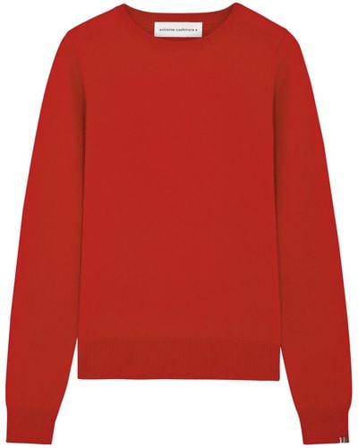 Extreme Cashmere N°41 Body Cashmere-blend Jumper - Red