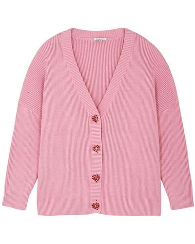 Olivia Rubin Billie Knitted Cardigan - Pink